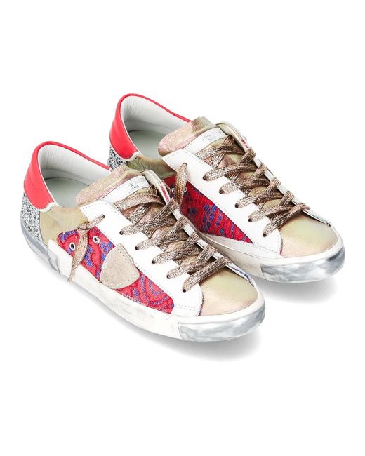 Philippe Model Pink Sneakers