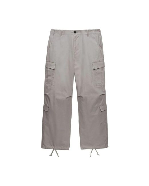 Straight Trousers MSGM de hombre de color Gray