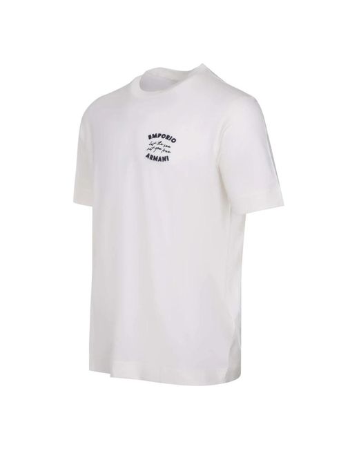 Emporio Armani White T-Shirts for men