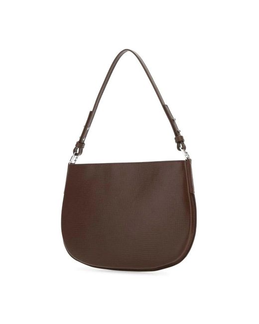 By Far Brown Shoulder Bags