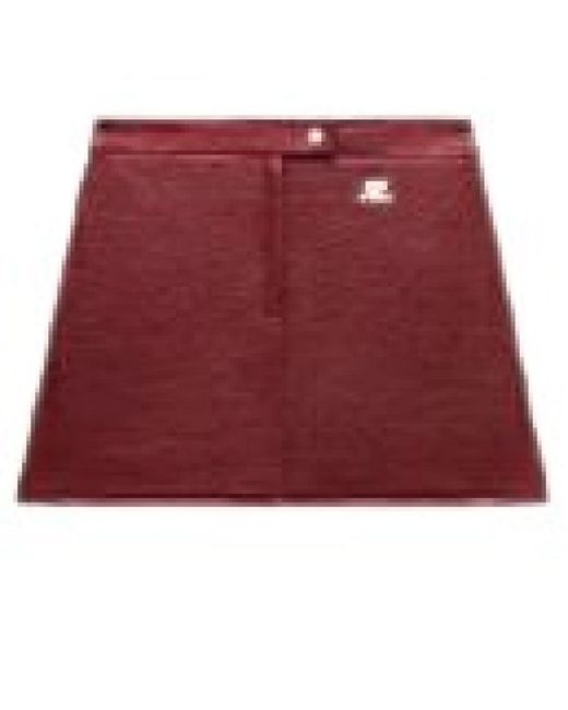 Courreges Short Skirts in het Red