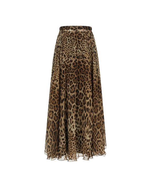 Dolce & Gabbana Natural Maxi Skirts