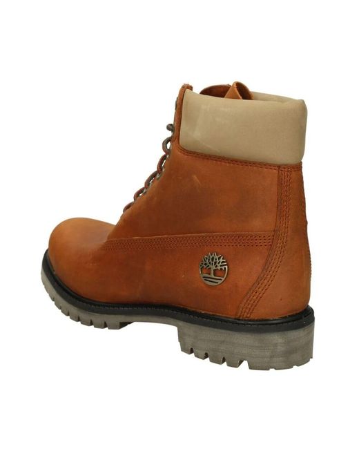 Timberland Klassische schnürstiefel in Brown für Herren