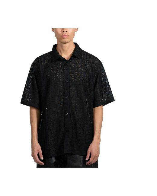 Pleasures Black Short Sleeve Shirts for men