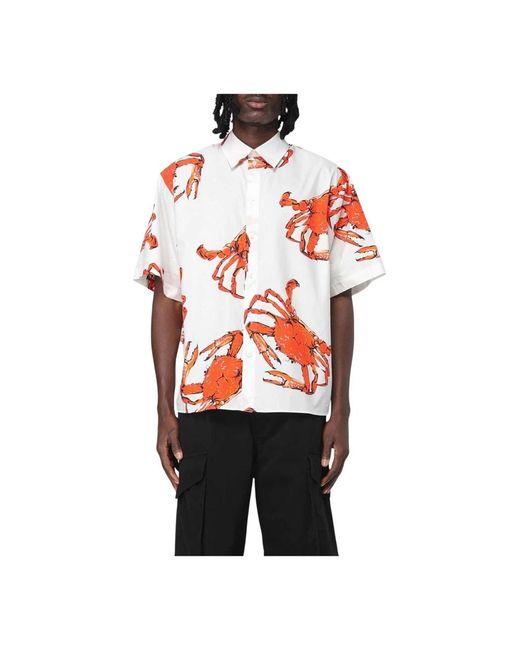 Short Sleeve Shirts di MSGM in Red da Uomo