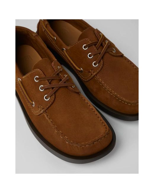 Camper Brown Sailor Shoes for men