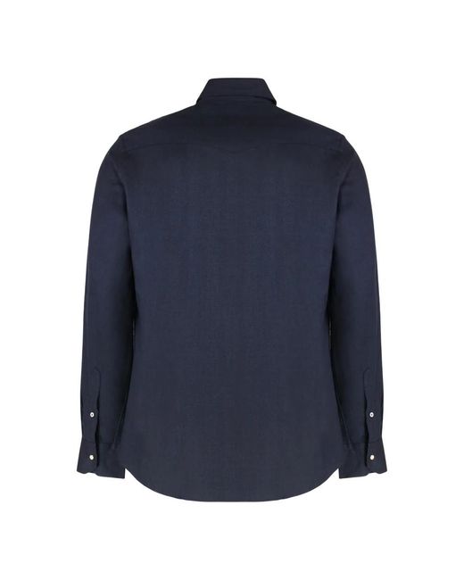 Moorer Blue Casual Shirts for men