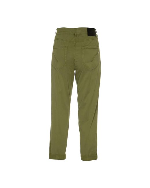 Dondup Green Cropped Trousers