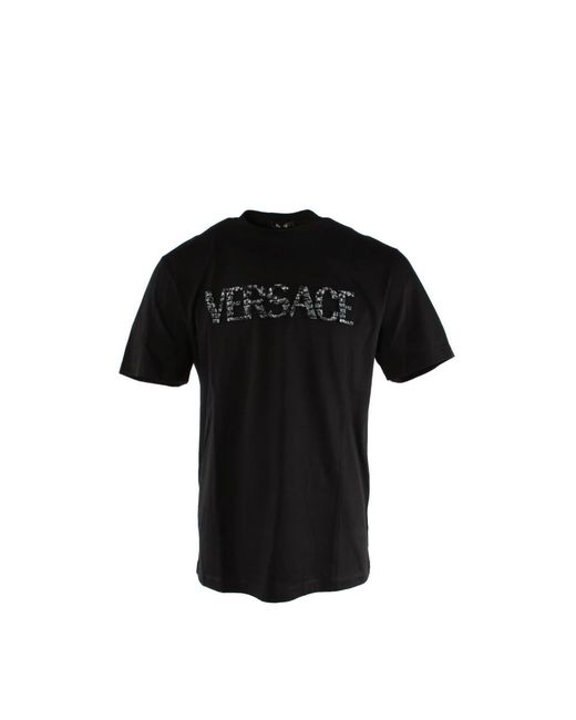 Versace T-Shirt in het Black voor heren