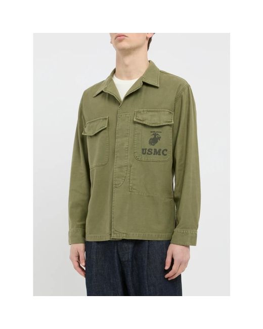 chesapeake's Green Denim Jackets for men