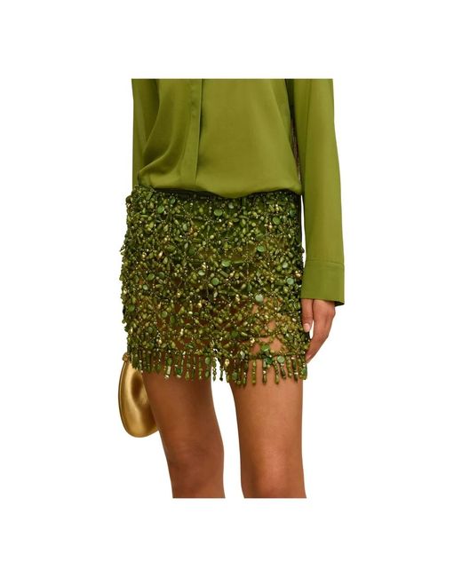 Cult Gaia Green Short Skirts