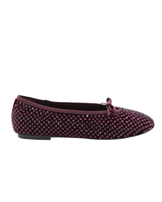Lola Cruz Purple Ballerina Shoes