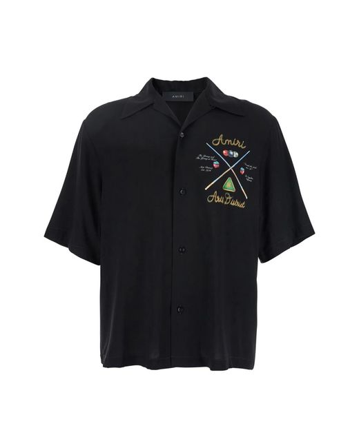 Short Sleeve Shirts di Amiri in Black da Uomo