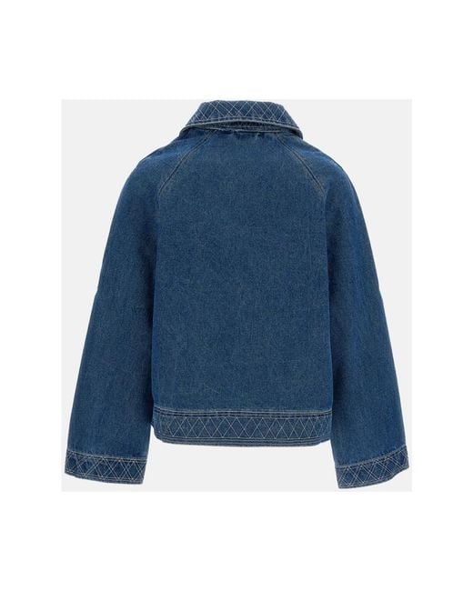Bode Blue Denim Jackets