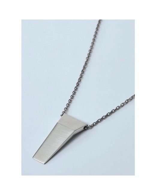 Rick Owens Metallic Necklaces for men