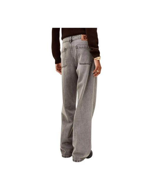 Ba&sh Jeans ,Grijs ,Tejano Jeans Vecchi in het Brown