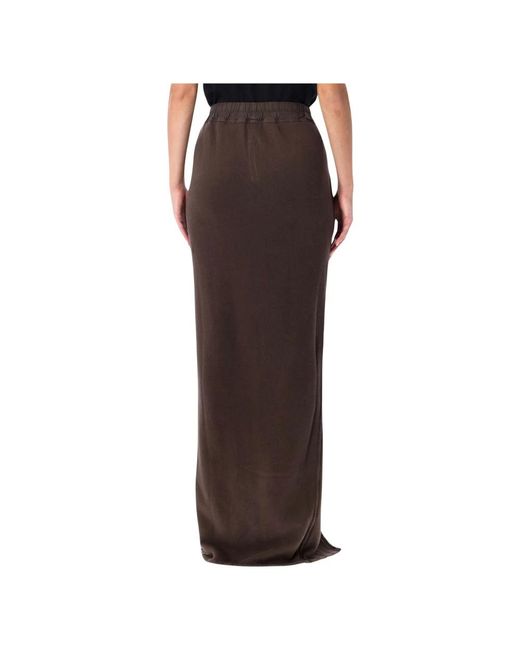 Rick Owens Black Maxi Skirts