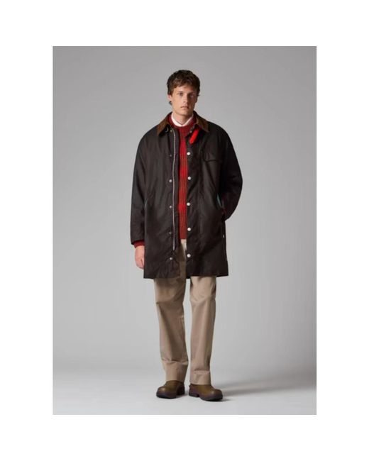 Barbour Black Parkas for men
