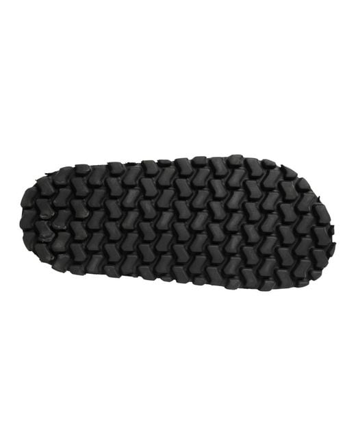 Dolce & Gabbana Black Flat Sandals for men
