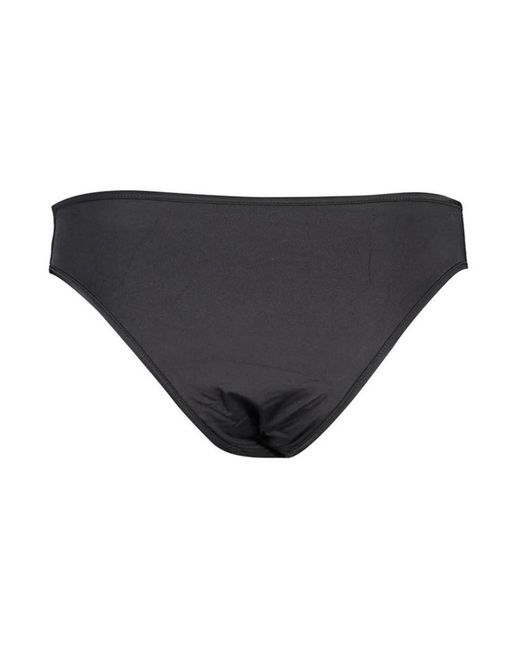 Karl Lagerfeld Black Elastane Bademode