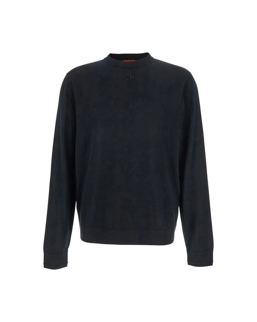 Round-Neck Knitwear DIESEL pour homme en coloris Blue