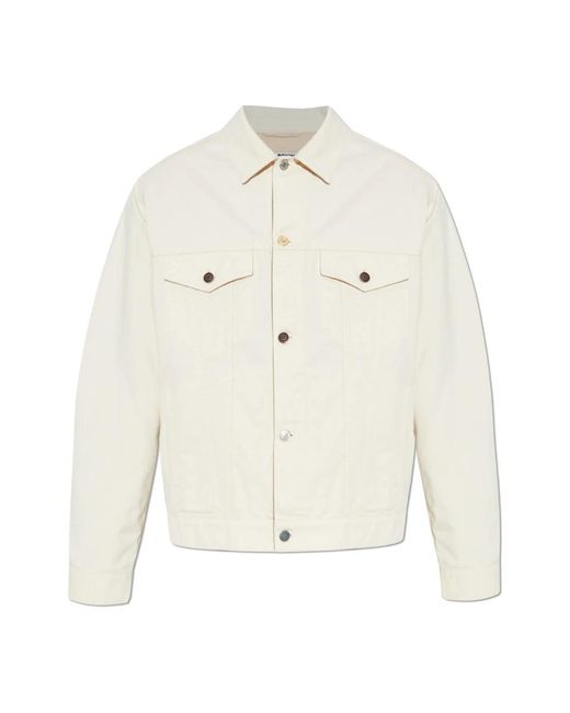 Denim Jackets di Moschino in White da Uomo