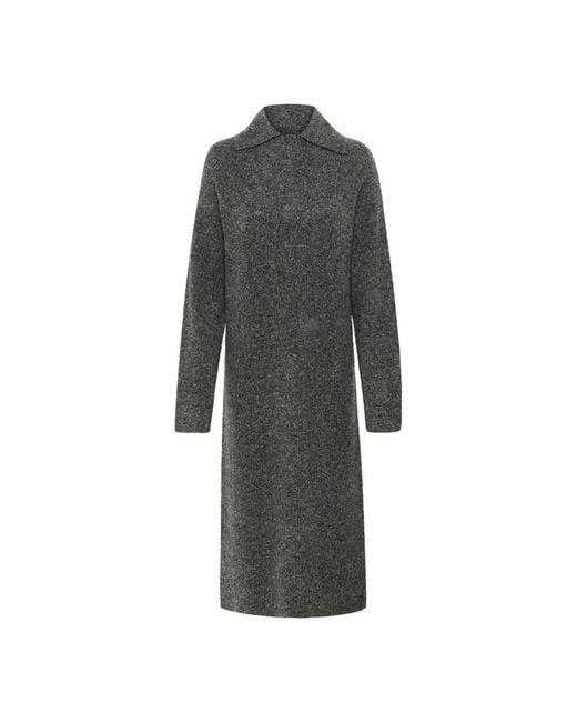 Knitted Dresses Karen By Simonsen en coloris Gray