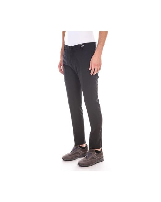 Daniele Alessandrini Blue Suit Trousers for men