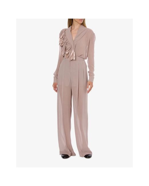 Alberta Ferretti Broeken in het Pink