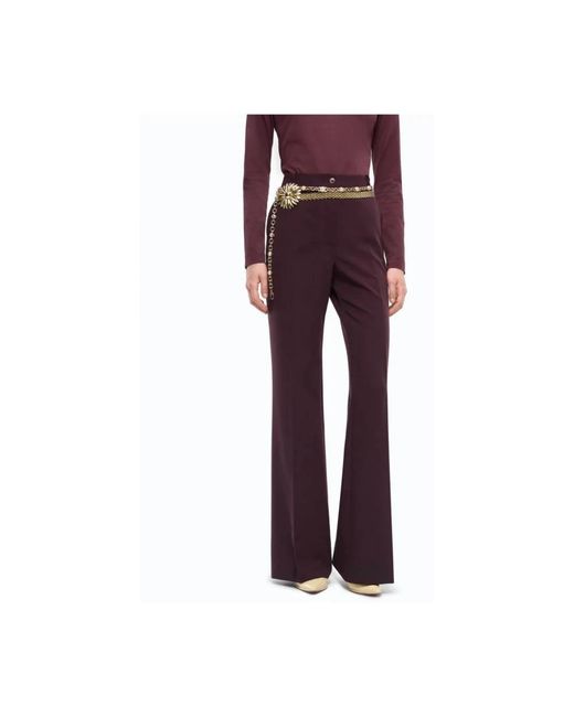 Pinko Purple Wide Trousers