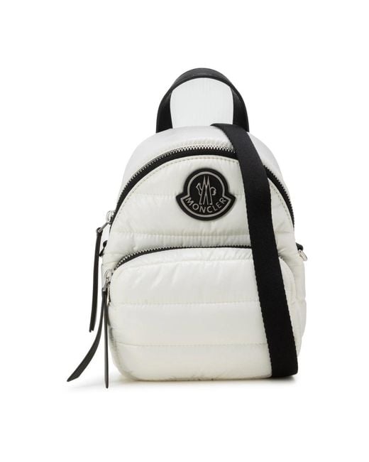 Moncler White Backpacks
