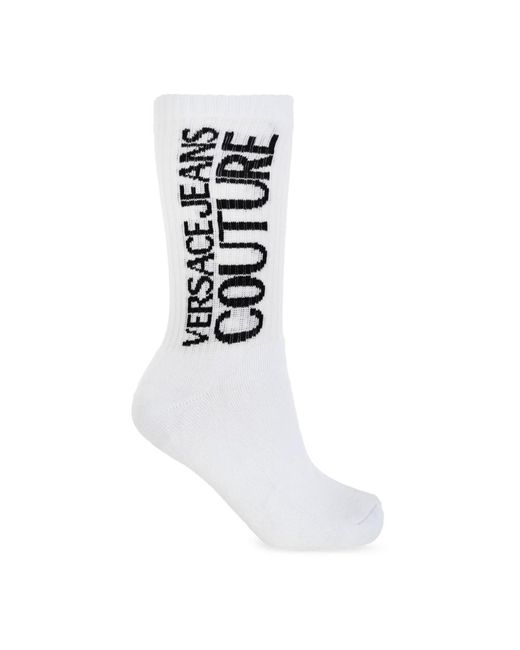 Socks di Versace Jeans Couture in White
