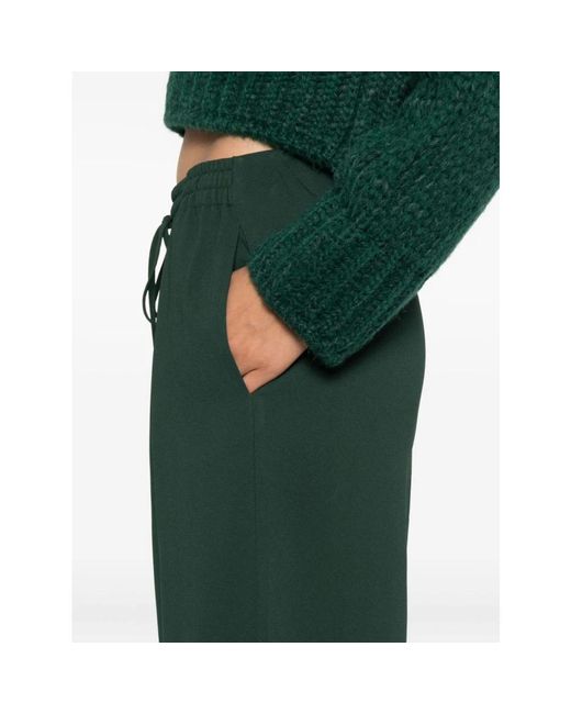 Ermanno Scervino Green Wide Trousers