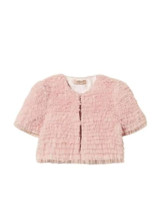 Light Jackets Twinset de color Pink