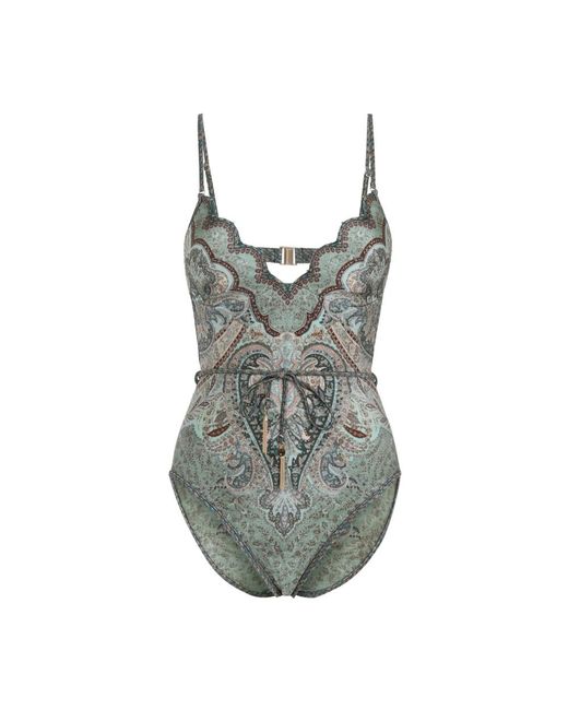 One-Piece Zimmermann de color Gray