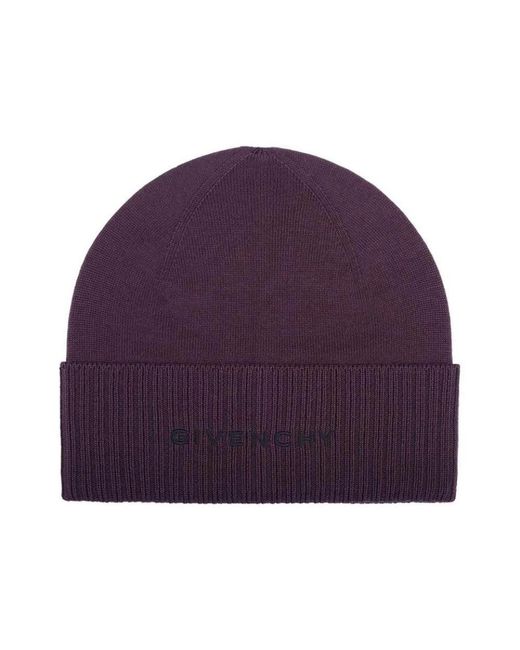 Givenchy Purple Beanies