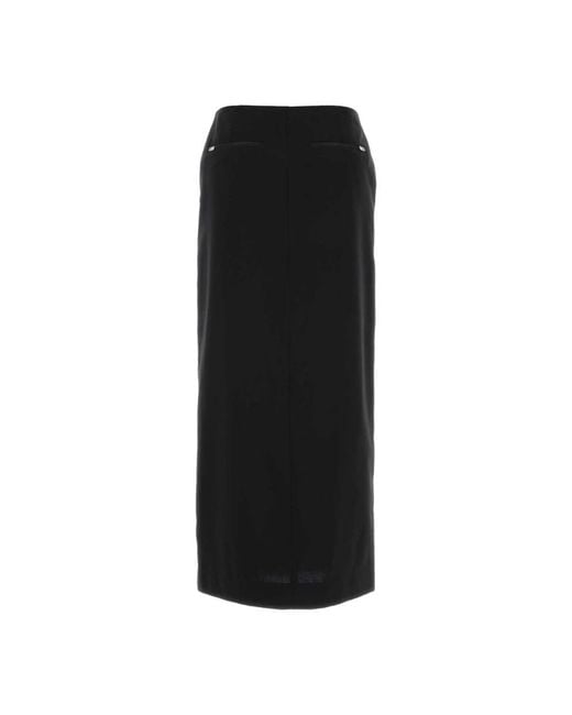Herno Black Midi Skirts