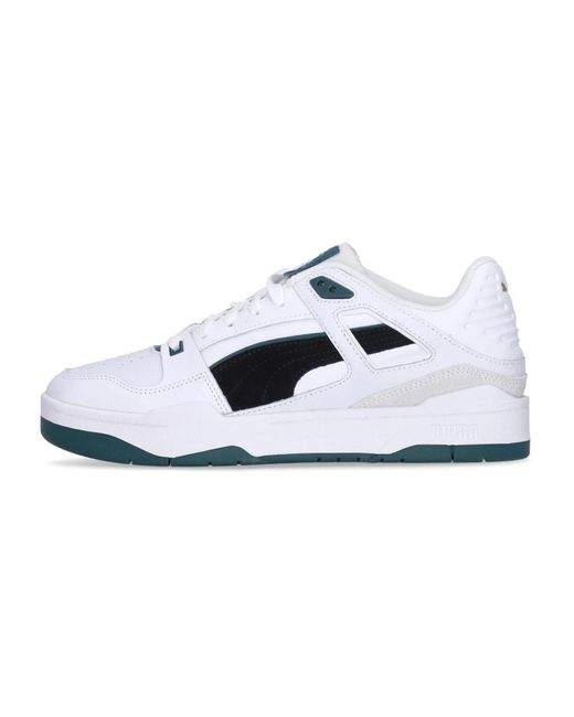PUMA White Slipstream Shoes for men
