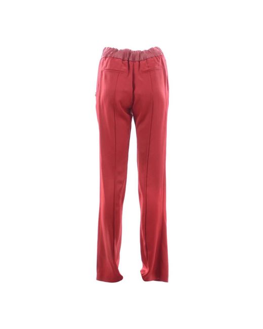 Dolce & Gabbana Red Sweatpants