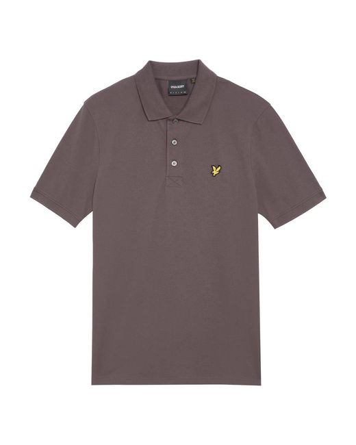 Lyle & Scott Purple Polo Shirts for men