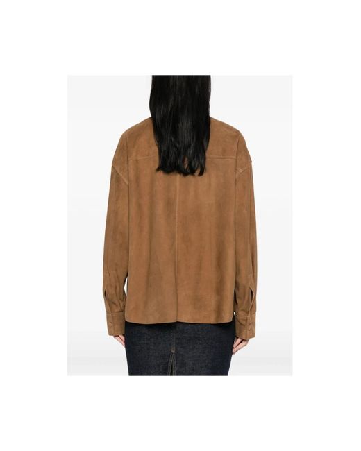 Simonetta Ravizza Brown Shirts