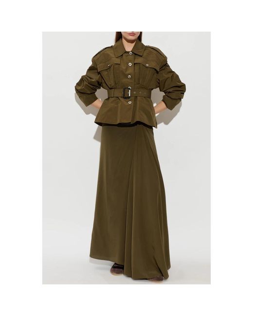 Maxi Skirts McQueen de color Green