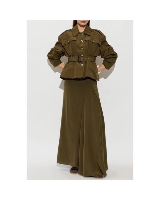 McQueen Trench Coats in het Green