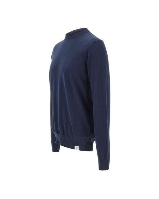 Peuterey Blue Round-Neck Knitwear for men