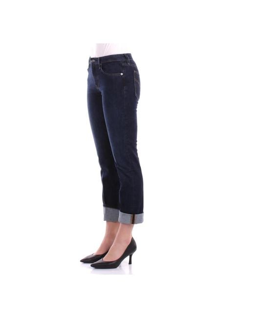 Dondup Blue Cropped Jeans