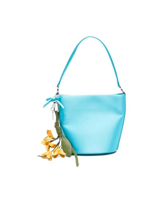 Self-Portrait Blue Bucket Bags