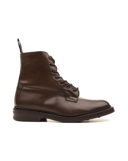 Tricker's Brown Lace-Up Boots for men