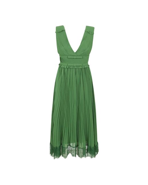 Self-Portrait Green Party Dresses