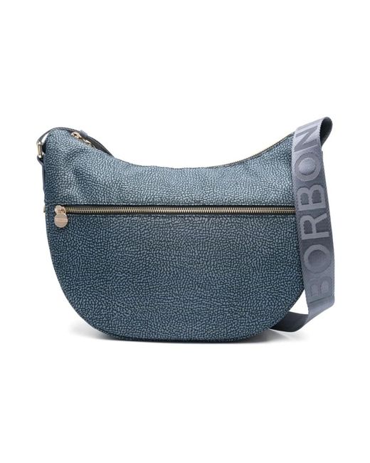 Shoulder Bags Borbonese de color Blue