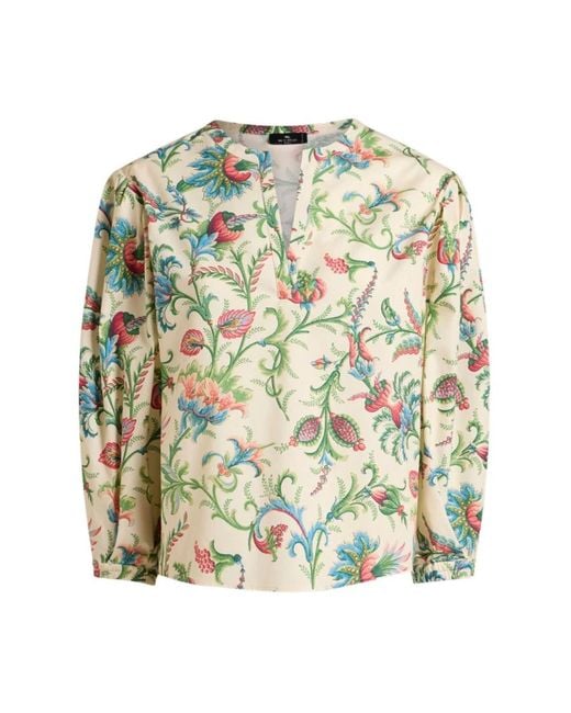 Etro Green Blouses